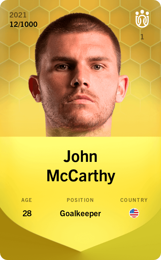 John McCarthy 2021-22 • Limited 12/1000