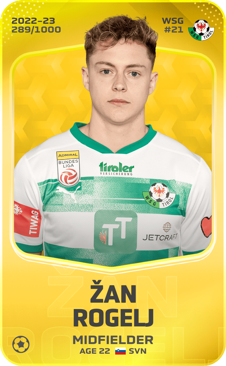 Žan Rogelj 2022-23 • Limited 289/1000