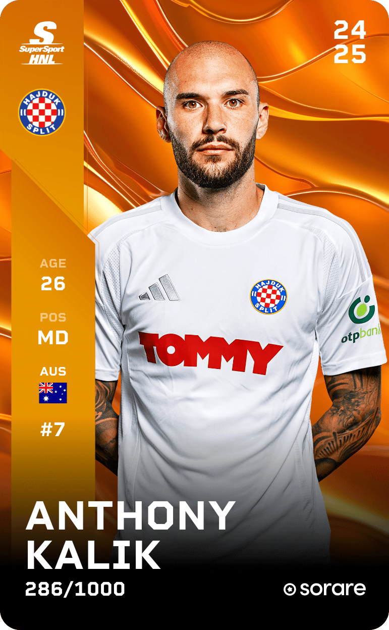Anthony Kalik 2024-25 • Limited 286/1000