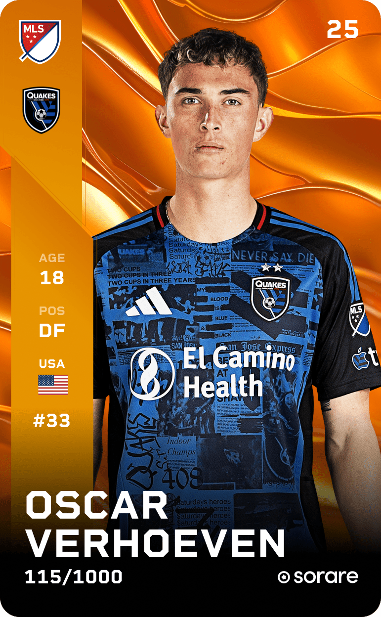Oscar Verhoeven 2025-26 • Limited 115/1000
