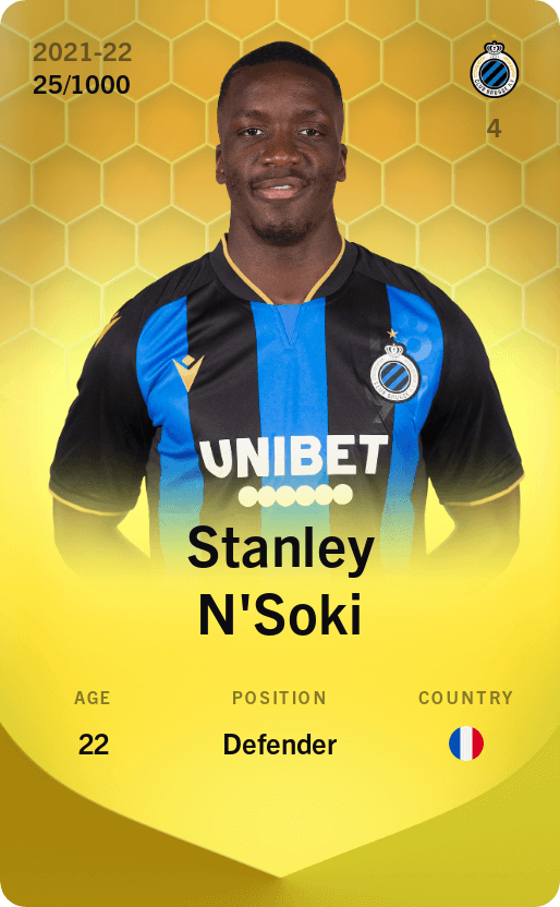 Stanley N'Soki 2021-22 • Limited 25/1000