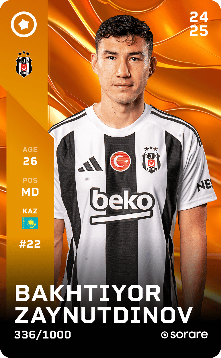 Bakhtiyor Zaynutdinov 2024-25 • Limited 336/1000