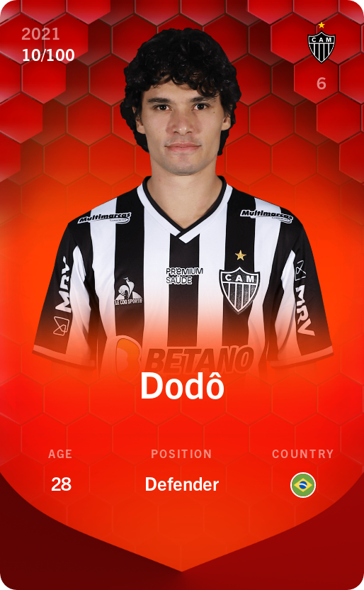 Sorare - Sorare Official - Dodô 2021-22 • Rare 10/100 - NFT # 57992107335416119685244881087844407477339610154343465053470635103374762942516