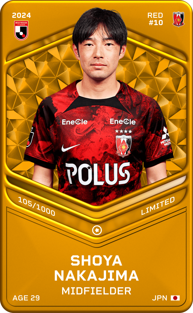 Shoya Nakajima 2024-25 • Limited 105/1000