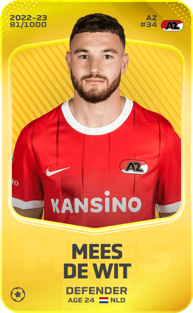 Mees De Wit 2022-23 • Limited 81/1000