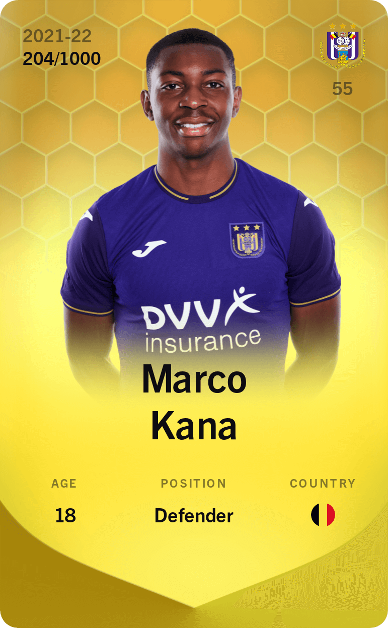 Marco Kana 2021-22 • Limited 204/1000