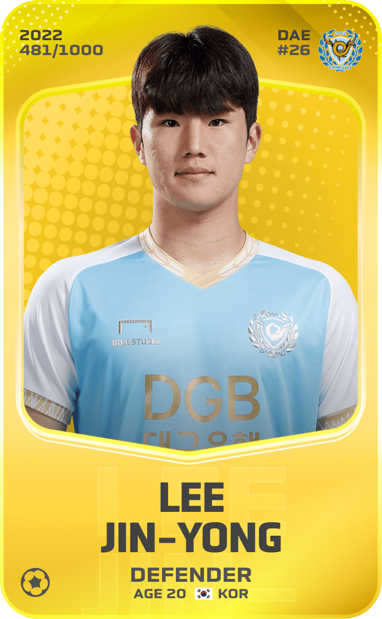 Lee Jin-Yong 2022-23 • Limited 481/1000
