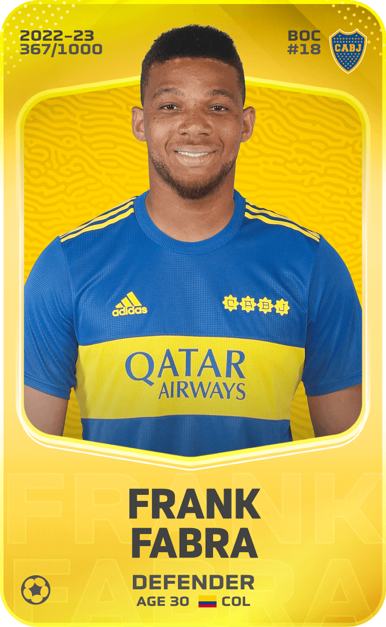 Frank Fabra 2022-23 • Limited 367/1000