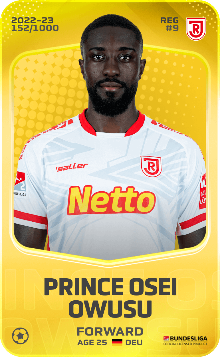 Prince Osei Owusu 2022-23 • Limited 152/1000