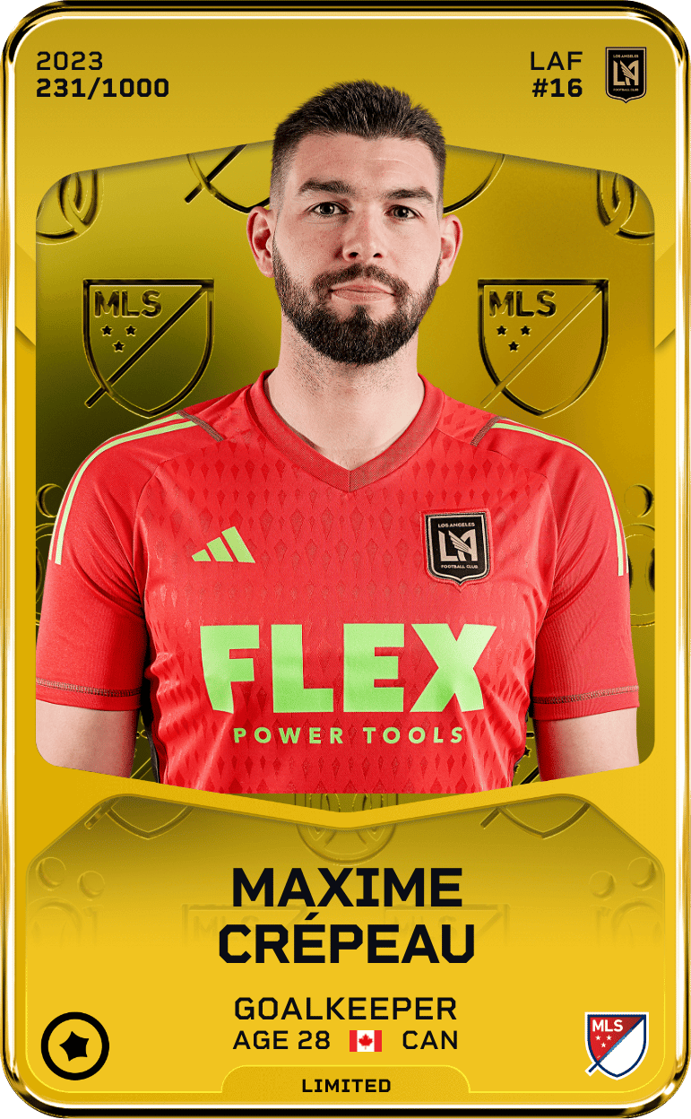 Maxime Crépeau 2023-24 • Limited 231/1000