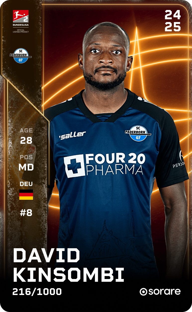 David Kinsombi 2024-25 • Limited 216/1000