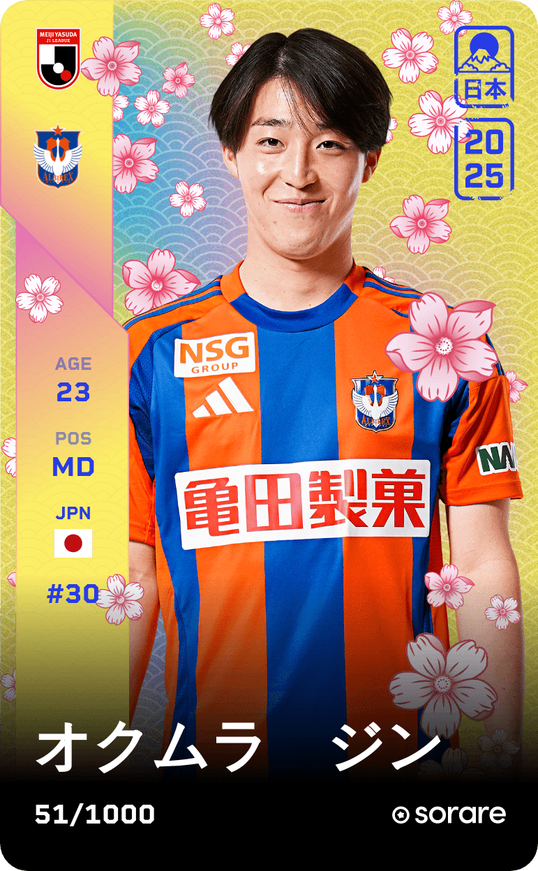 Jin Okumura 2025-26 • Limited 51/1000