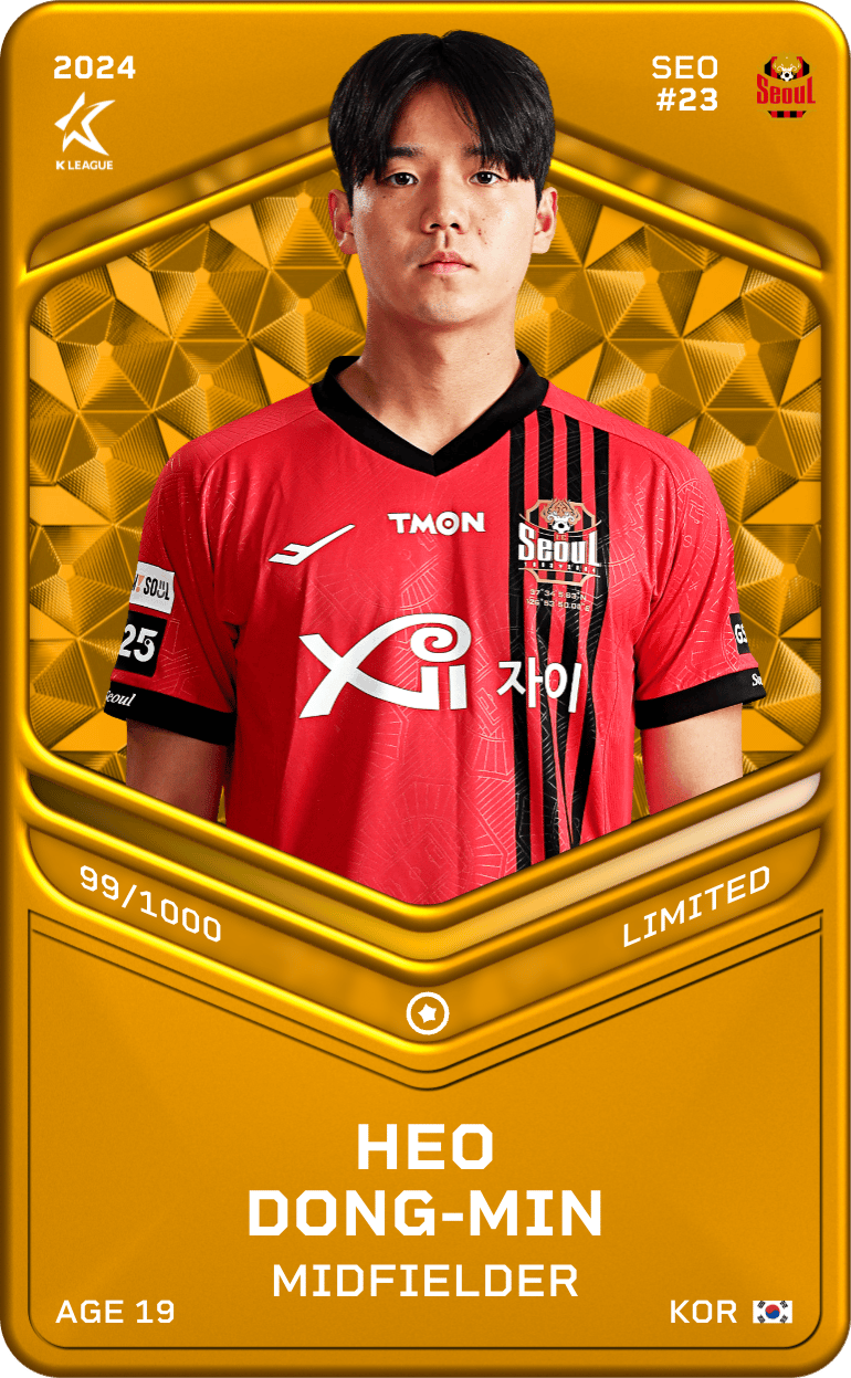 Her Dong-Min 2024-25 • Limited 99/1000