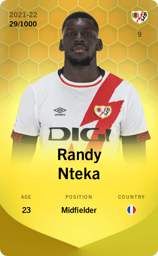 Randy Nteka 2021-22 • Limited 29/1000