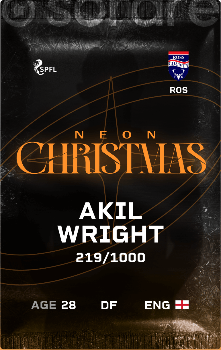 Akil Wright 2024-25 • Limited 219/1000
