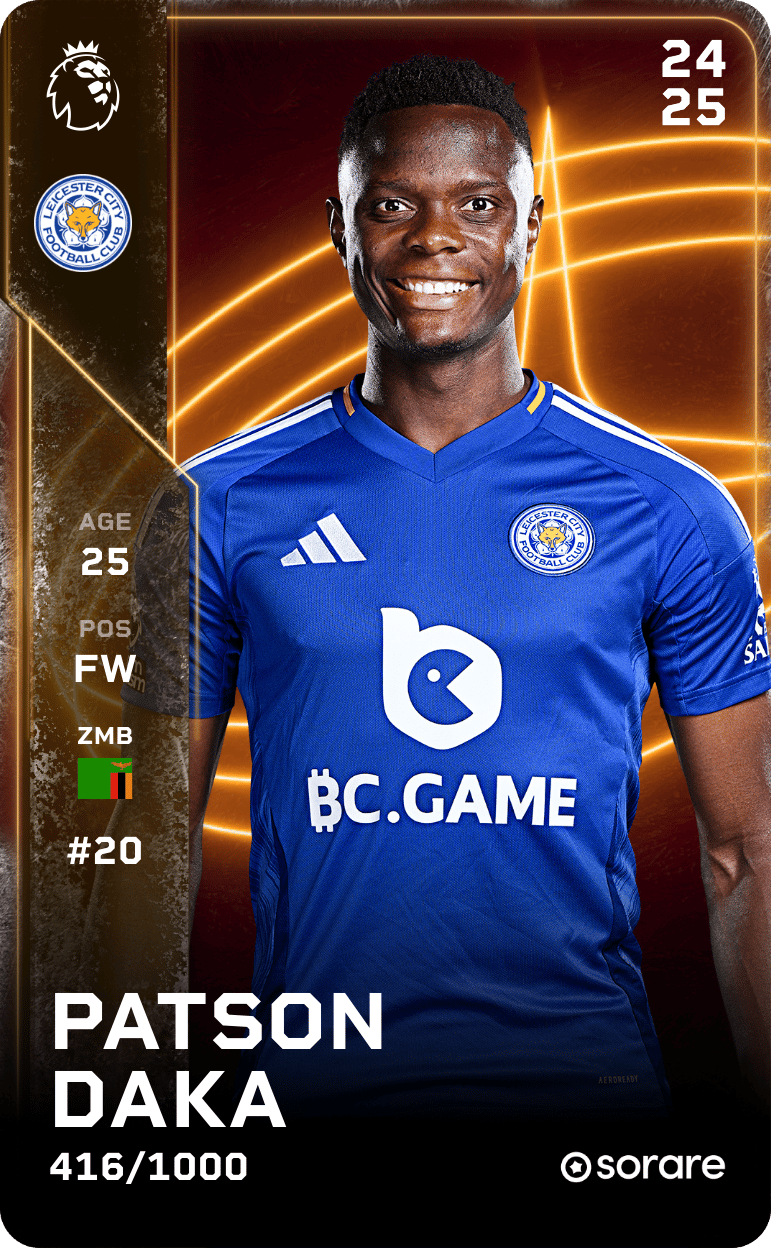 Patson Daka 2024-25 • Limited 416/1000