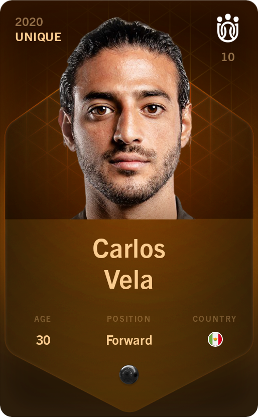 Sorare - Sorare Official - Carlos Vela 2020-21 • Unique - NFT # 67269072132073586562463576479446650285800149340174866569216605998731066519386