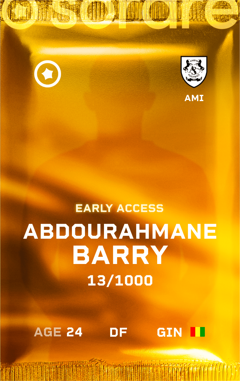 Abdourahmane Barry 2024-25 • Limited 13/1000