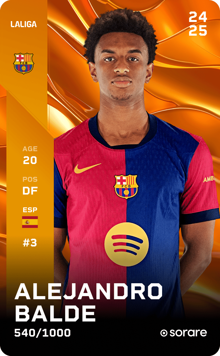 Alejandro Balde 2024-25 • Limited 540/1000