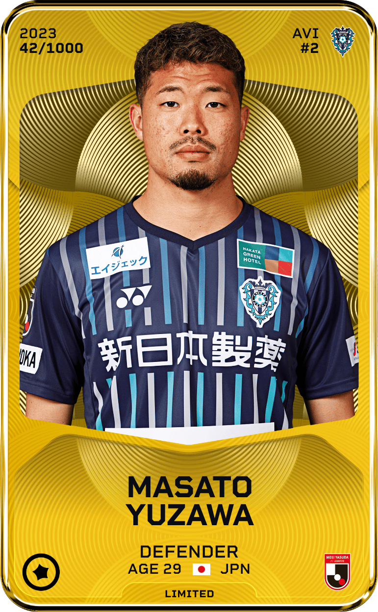 Masato Yuzawa 2023-24 • Limited 42/1000