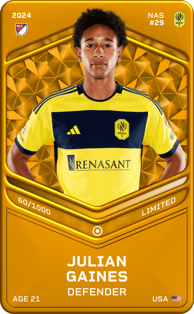 Julian Gaines 2024-25 • Limited 60/1000