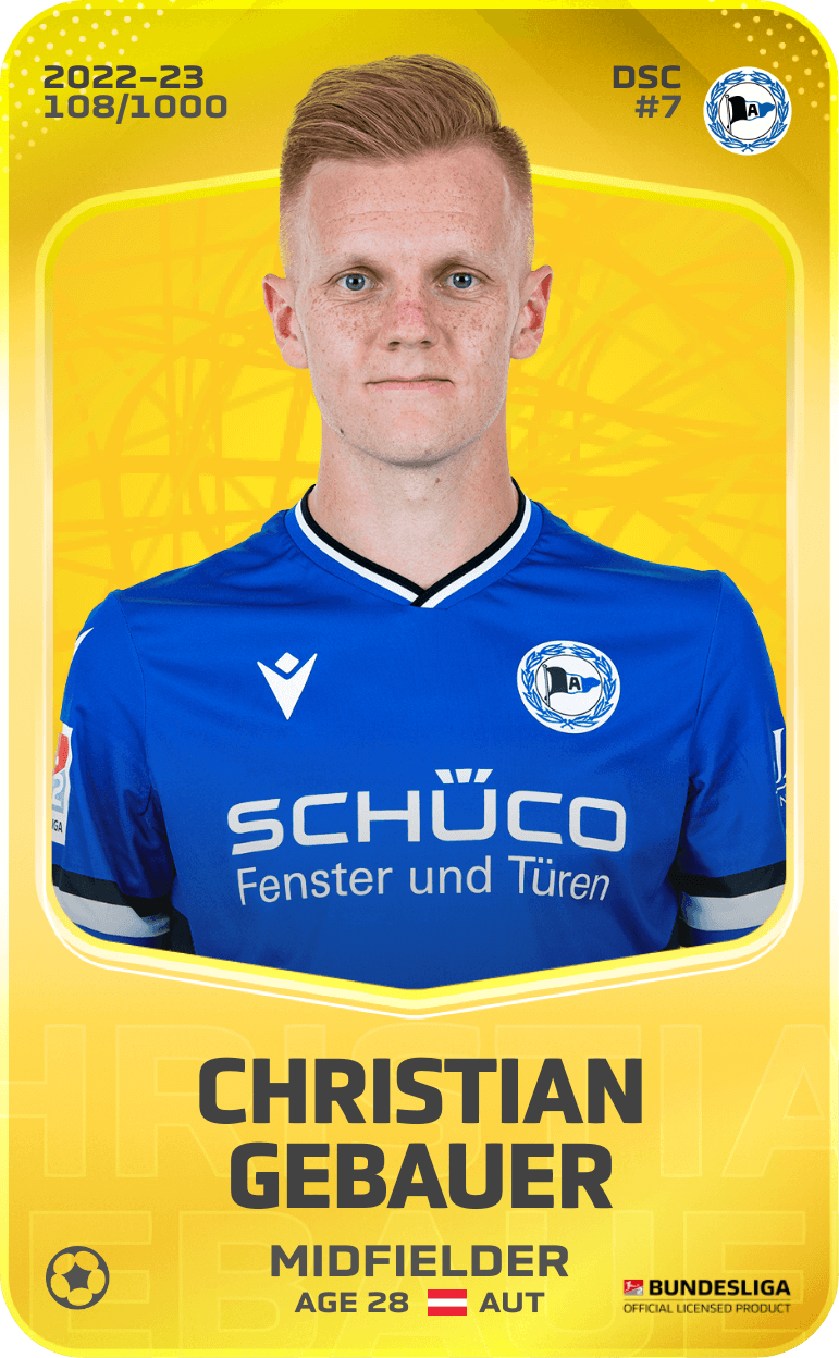 Christian Gebauer 2022-23 • Limited 108/1000
