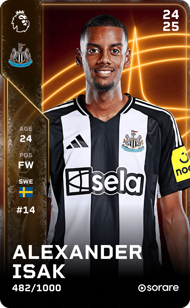 Alexander Isak 2024-25 • Limited 482/1000