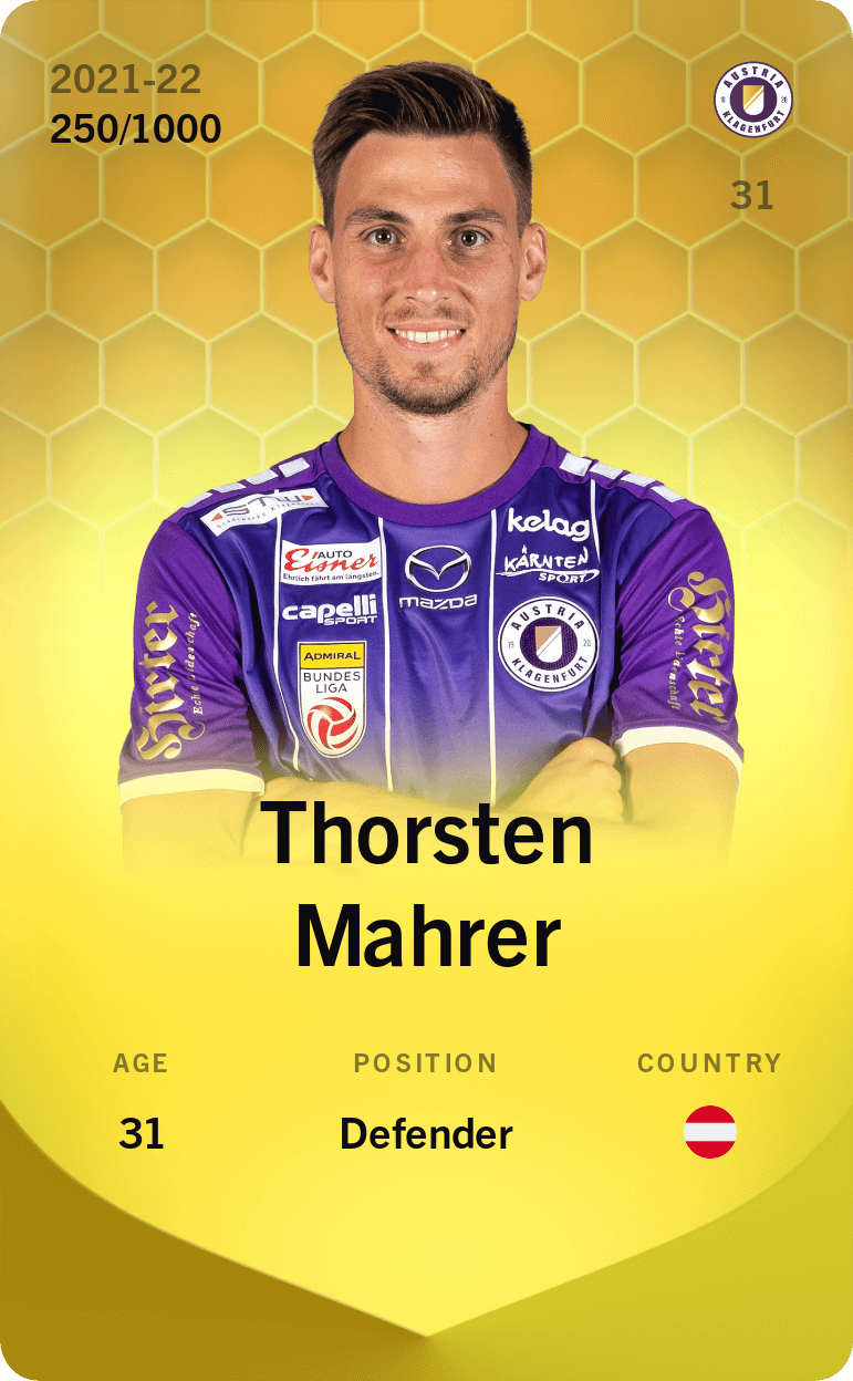 Thorsten Mahrer 2021-22 • Limited 250/1000