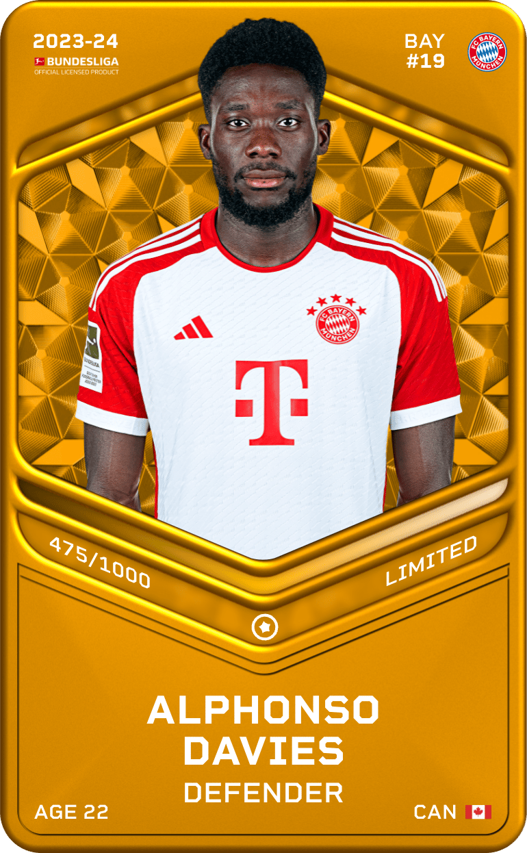 Alphonso Davies 2023-24 • Limited 475/1000