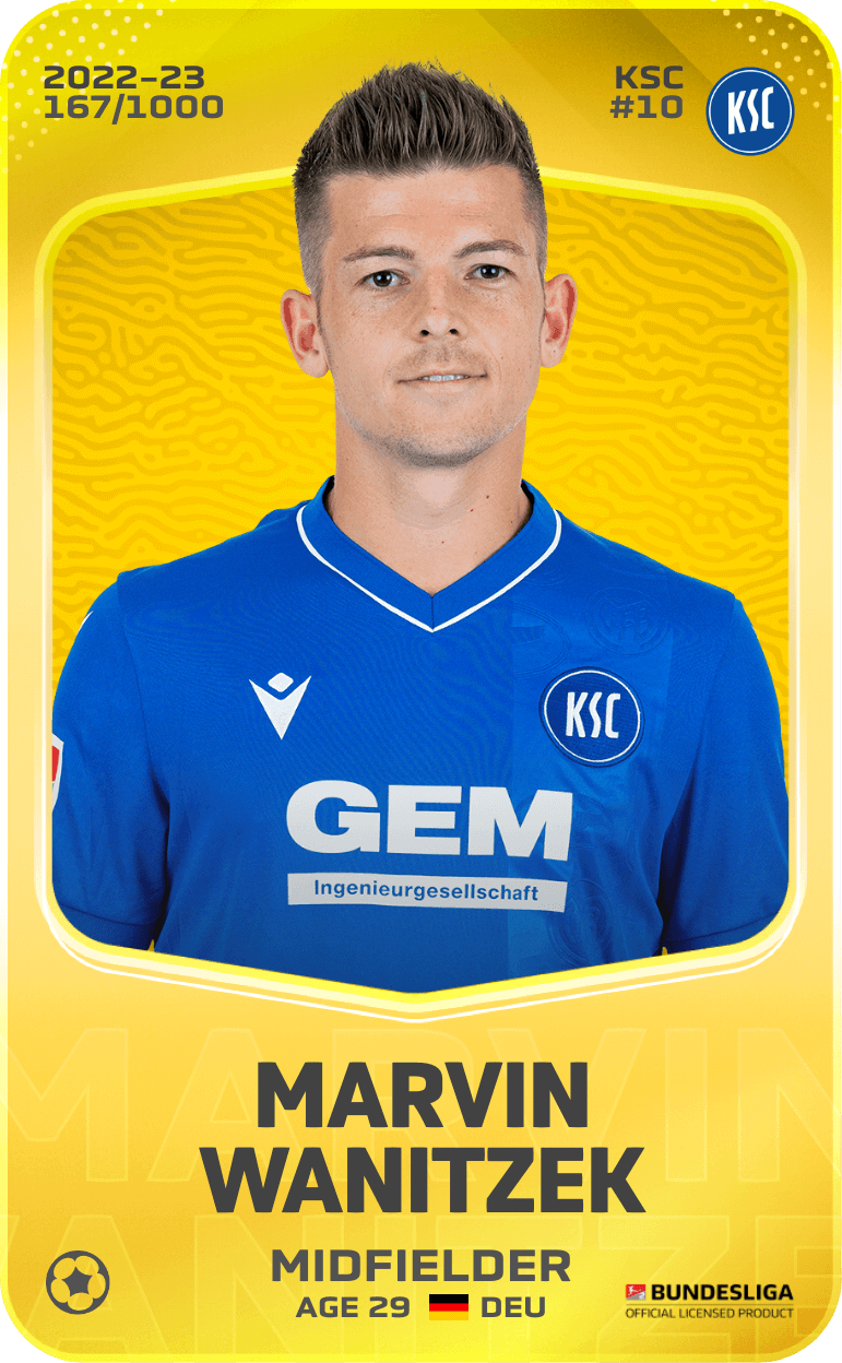Marvin Wanitzek 2022-23 • Limited 167/1000