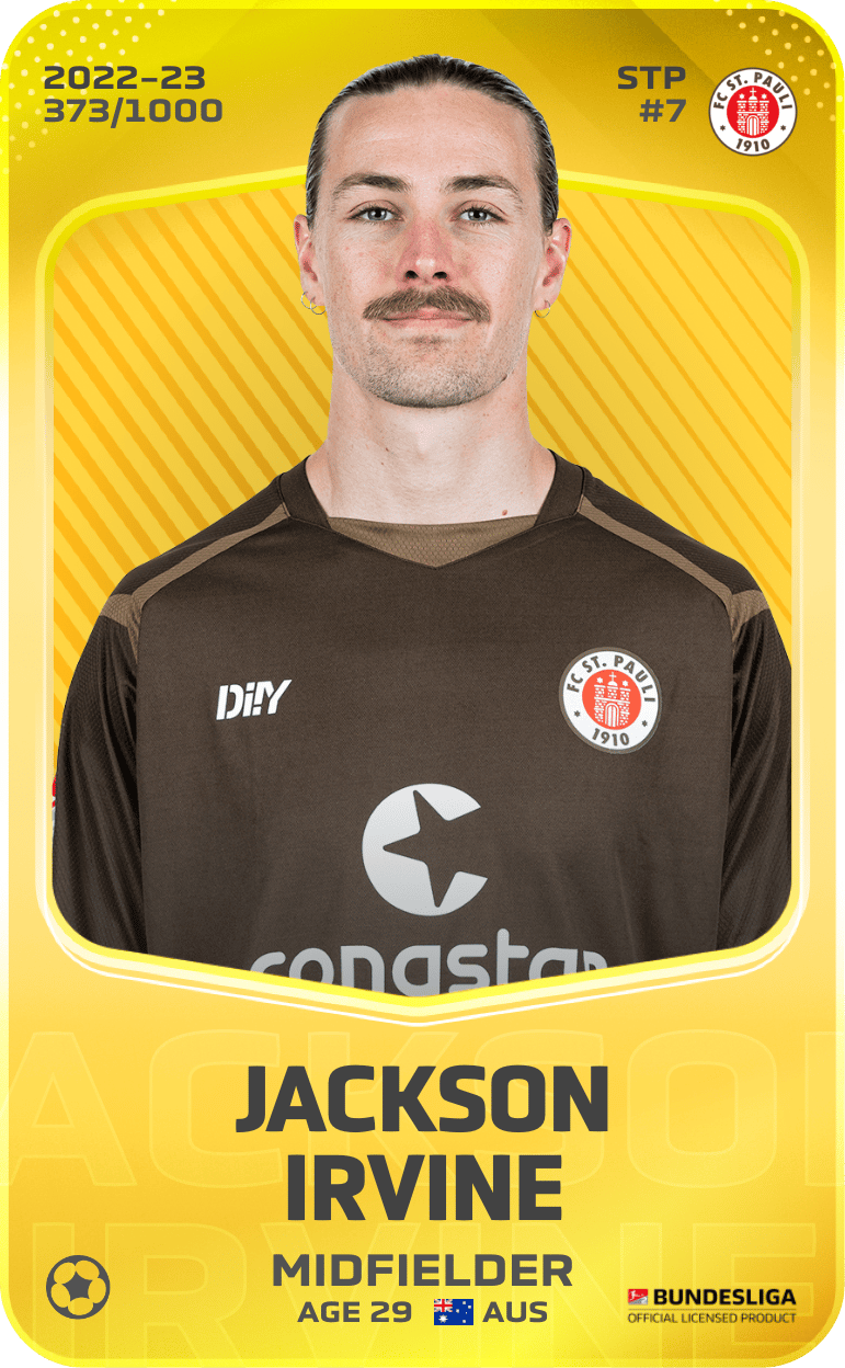 Jackson Irvine 2022-23 • Limited 373/1000