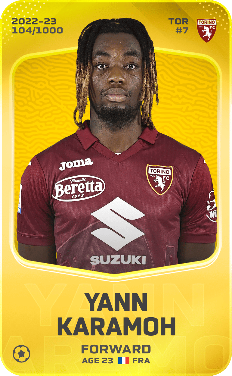 Yann Karamoh 2022-23 • Limited 104/1000