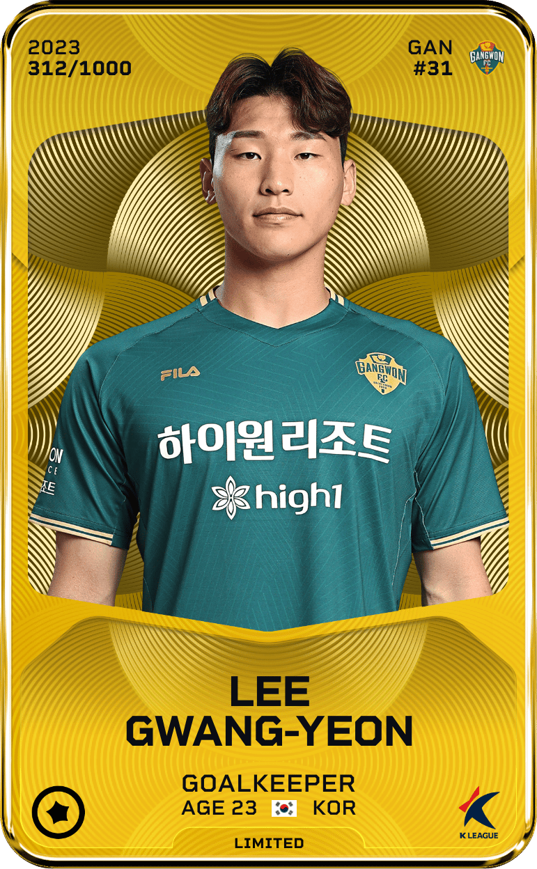 Lee Gwang-Yeon 2023-24 • Limited 312/1000