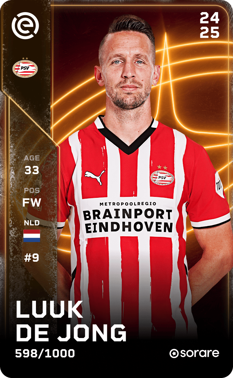 Luuk de Jong 2024-25 • Limited 598/1000