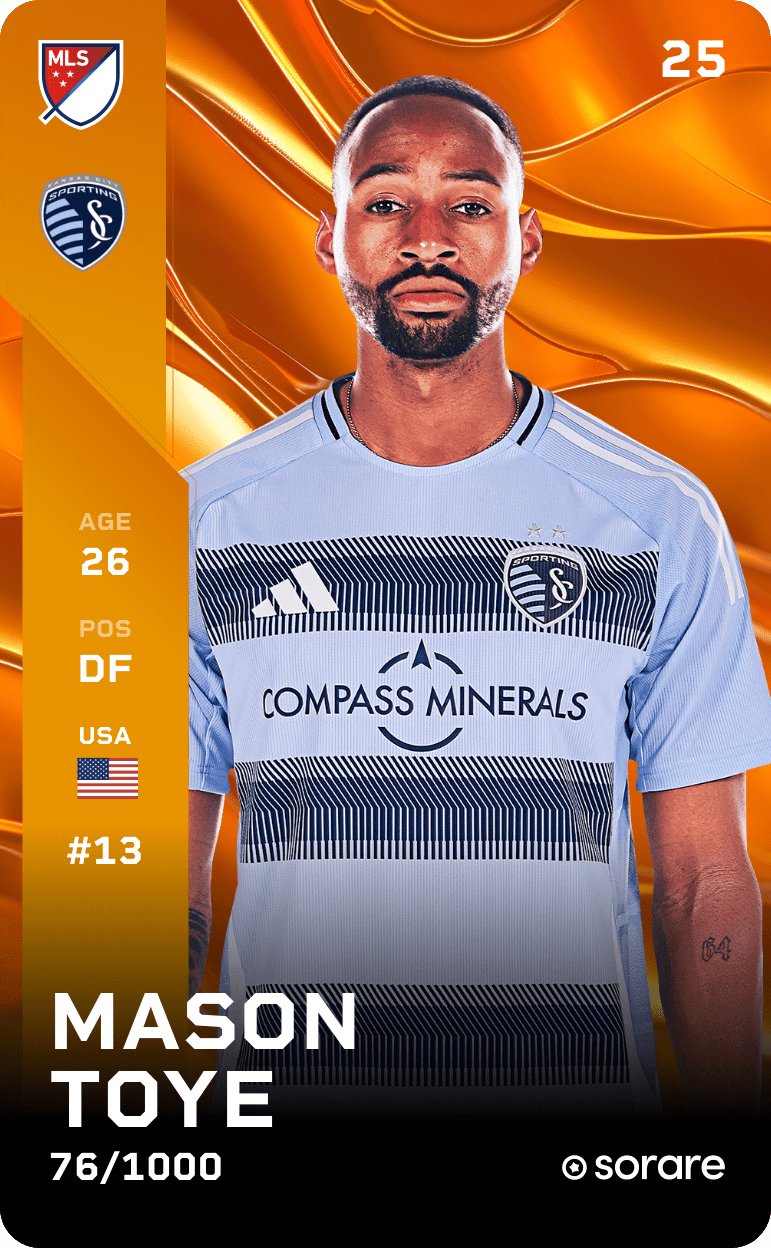 Mason Toye 2025-26 • Limited 76/1000