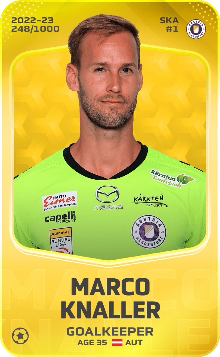 Marco Knaller 2022-23 • Limited 248/1000
