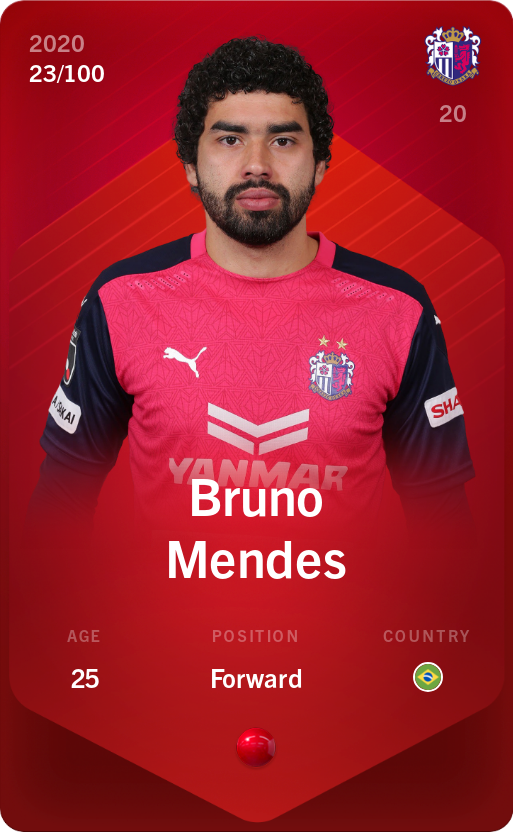 Sorare - Sorare Official - Bruno Mendes 2020-21 • Rare 23/100 - NFT # 60525559598370025565190835778088453508914838716311372175287636615508140547673