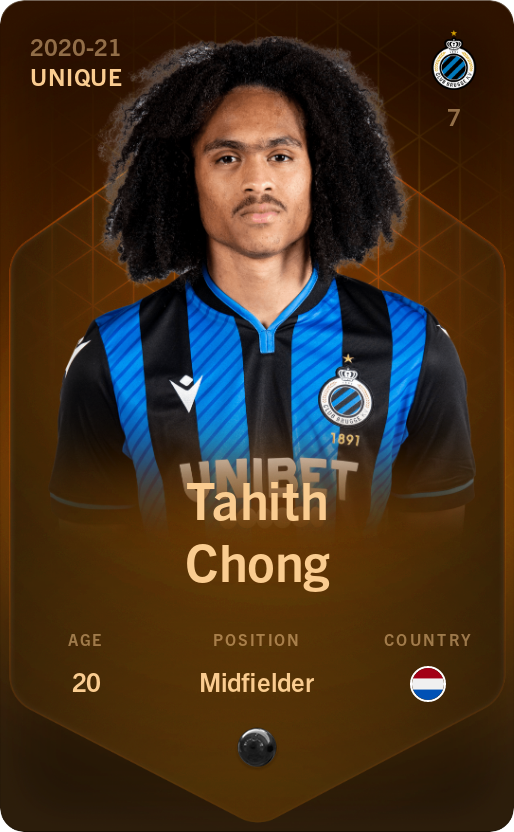 Sorare - Sorare Official - Tahith Chong 2020-21 • Unique - NFT # 14155485384437828167454801156391932867037169248905549054565129034434370140537
