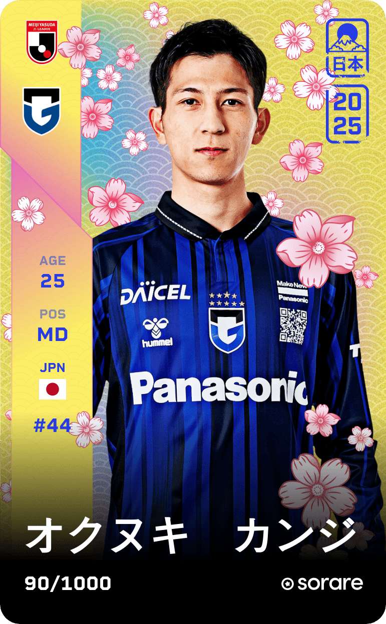 Kanji Okunuki 2025-26 • Limited 90/1000