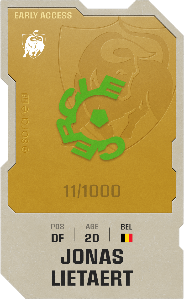 Jonas Lietaert 2025-26 • Limited 11/1000