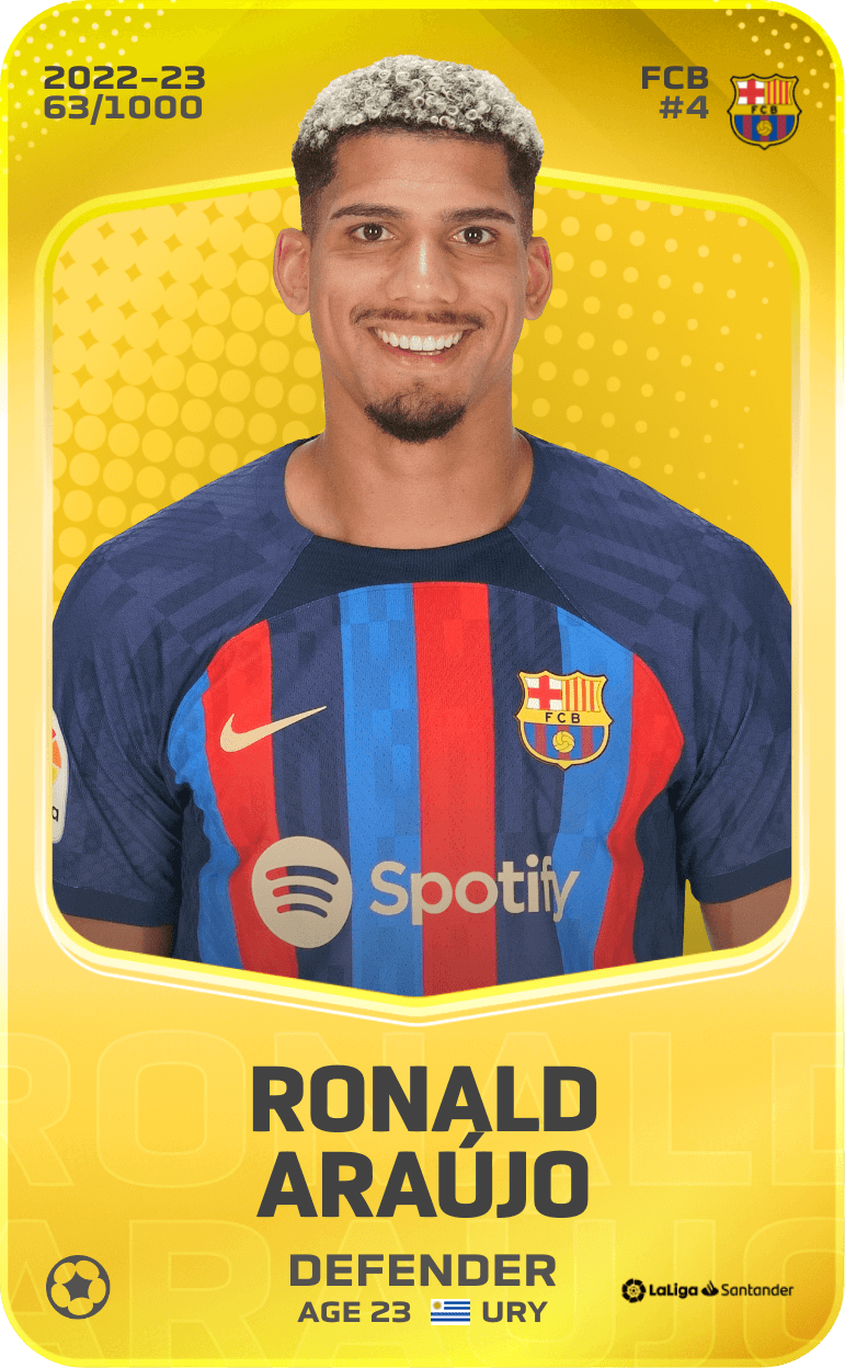 Ronald Araújo 2022-23 • Limited 63/1000