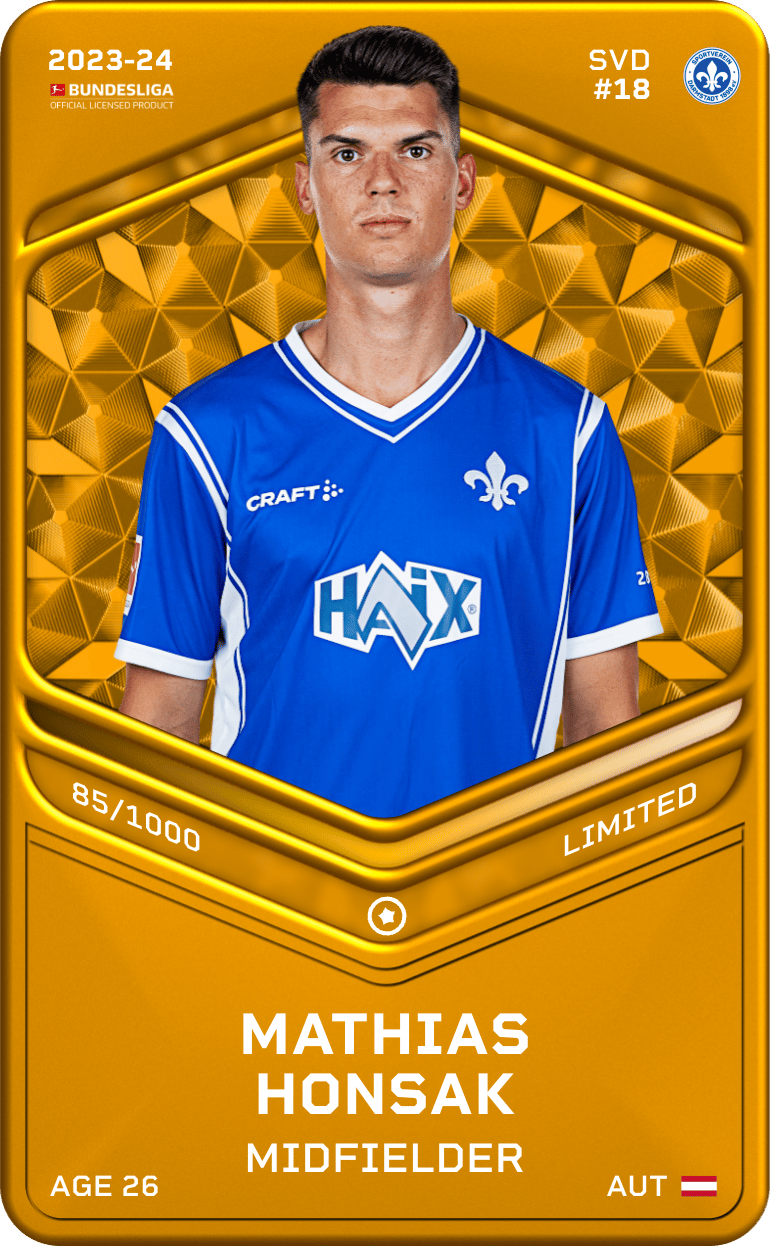 Mathias Honsak 2023-24 • Limited 85/1000