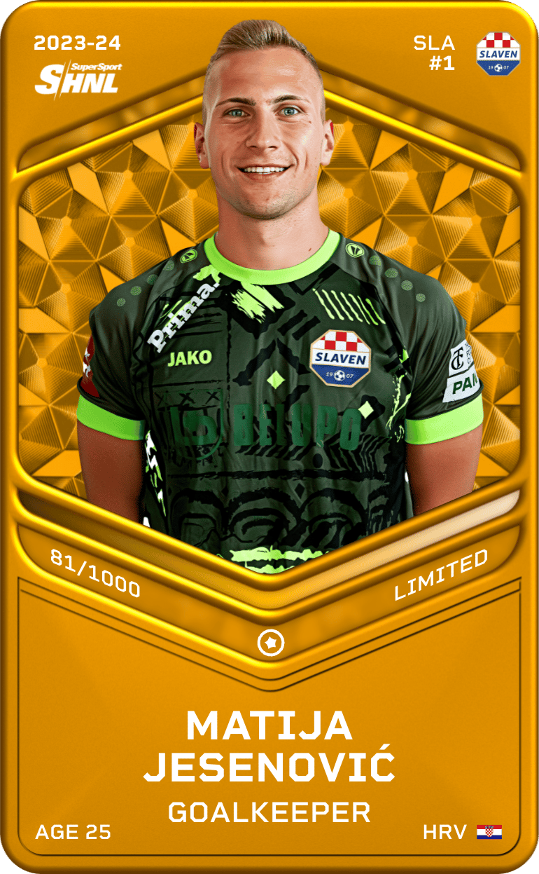 Matija Jesenović 2023-24 • Limited 81/1000