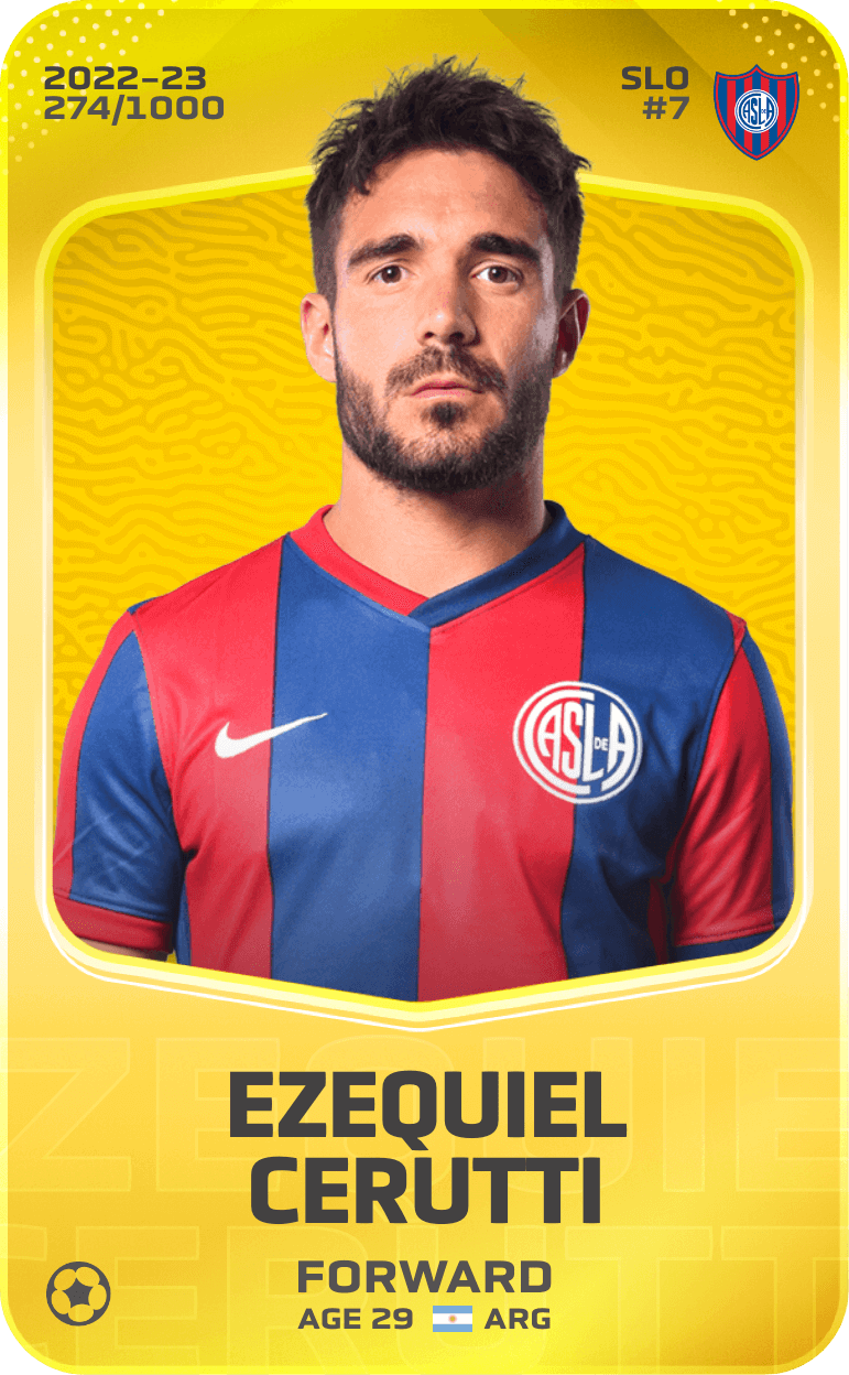 Ezequiel Cerutti 2022-23 • Limited 274/1000