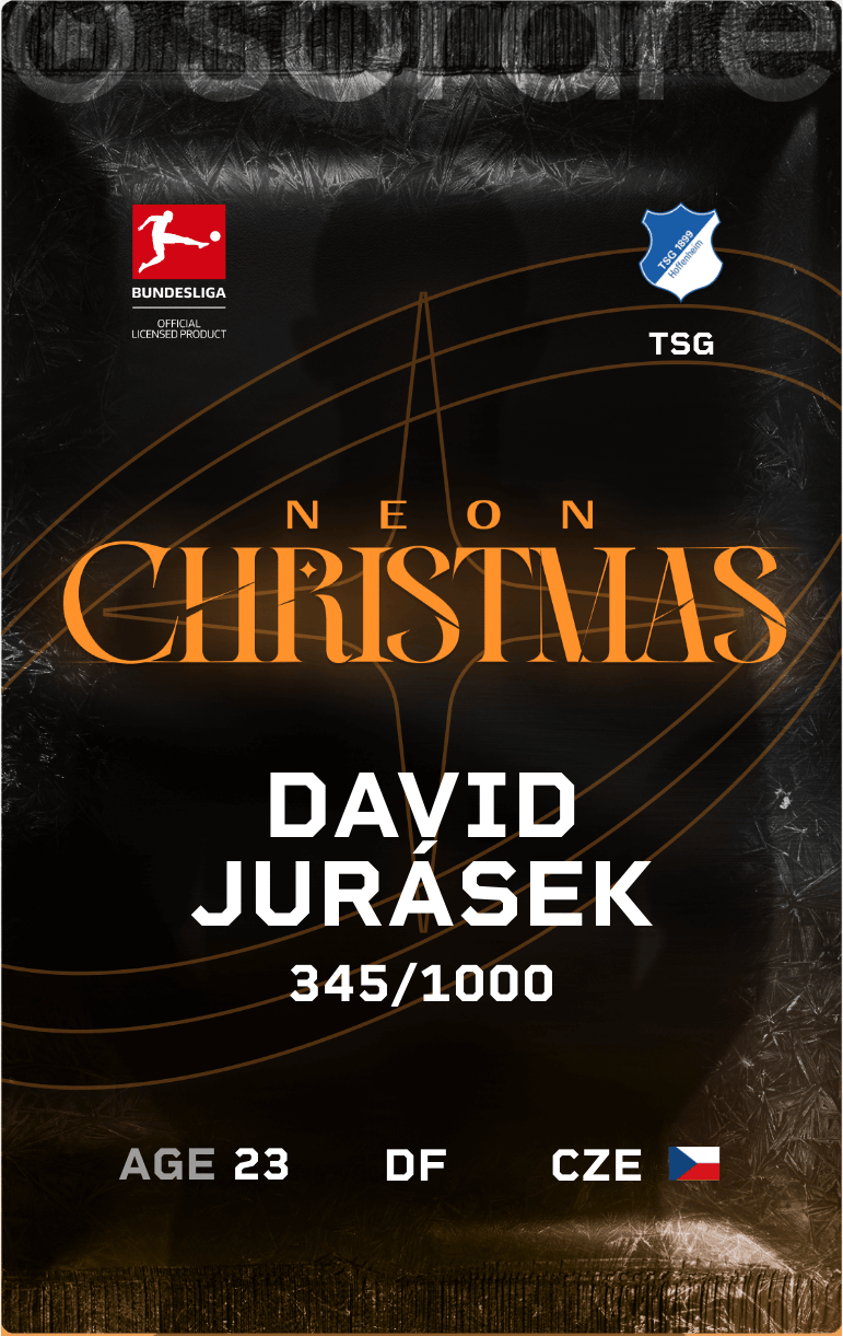 David Jurásek 2024-25 • Limited 345/1000