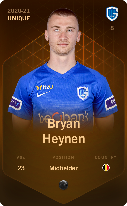 Sorare - Sorare Official - Bryan Heynen 2020-21 • Unique - NFT # 64082924914345106386352262538531542396349551753912449825263661558586030359968