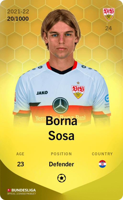 Borna Sosa 2021-22 • Limited 20/1000
