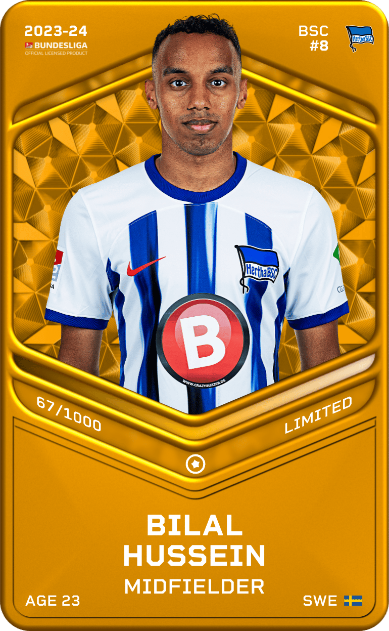 Bilal Hussein 2023-24 • Limited 67/1000