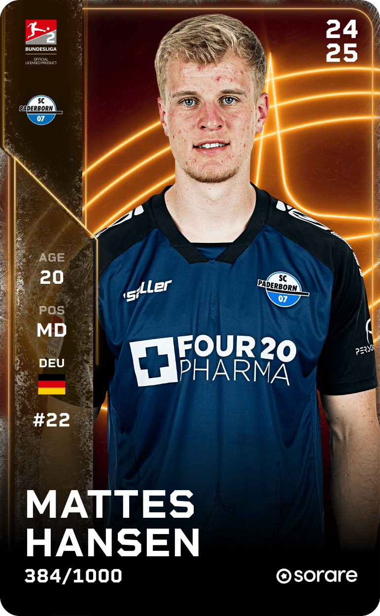 Mattes Hansen 2024-25 • Limited 384/1000
