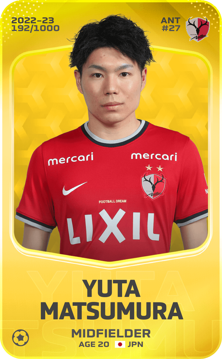 Yuta Matsumura 2022-23 • Limited 192/1000